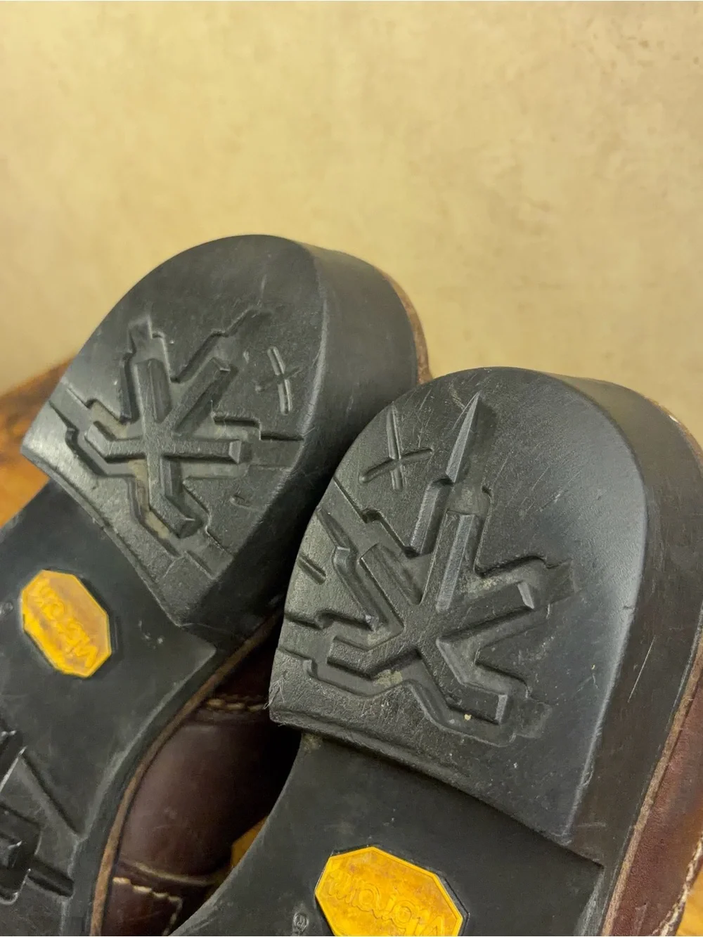 Vintage Wesco Logger Steel Toe Leather Boots Mens Size 10.5 or 11 Lace Up USA